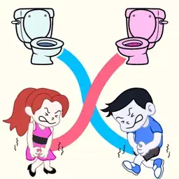  Toilet Rush Race: Draw Puzzle 